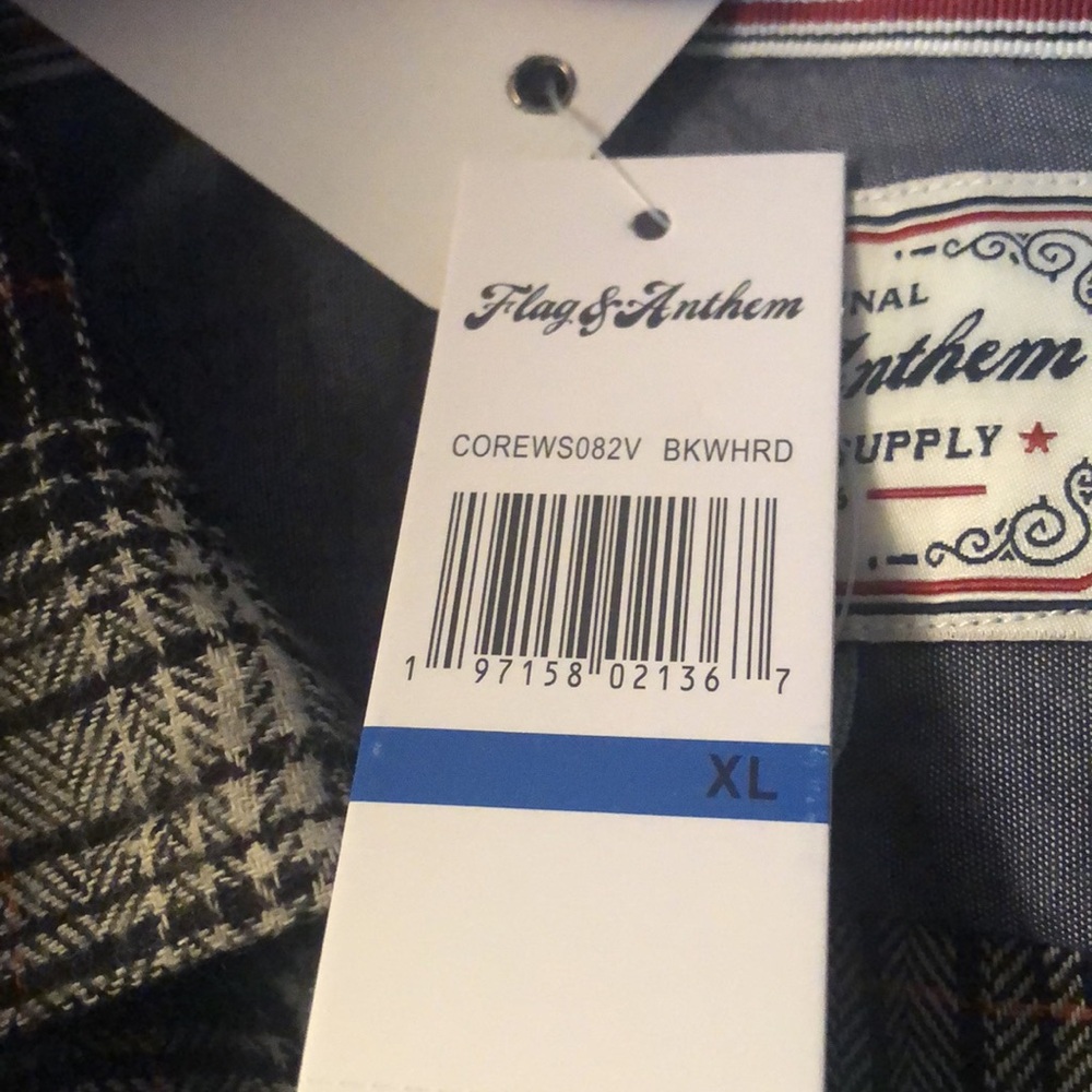 NWT Flag and Anthem flannel - Picture 6 of 6